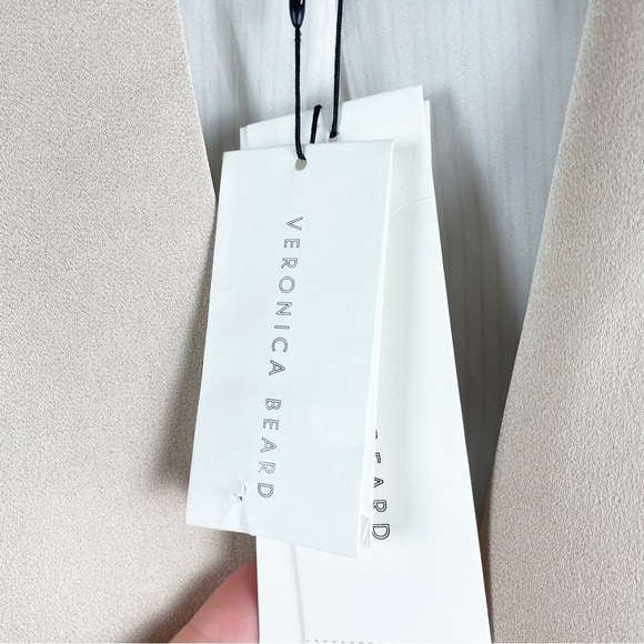 Veronica Beard Long and Lean Dickey Jacket Sand Size 2 Business Casual Neutral - Picture 8 of 10